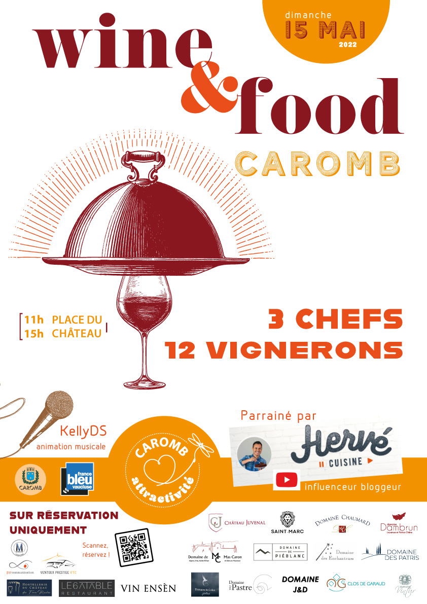 22 WineFoodCaromb affiche