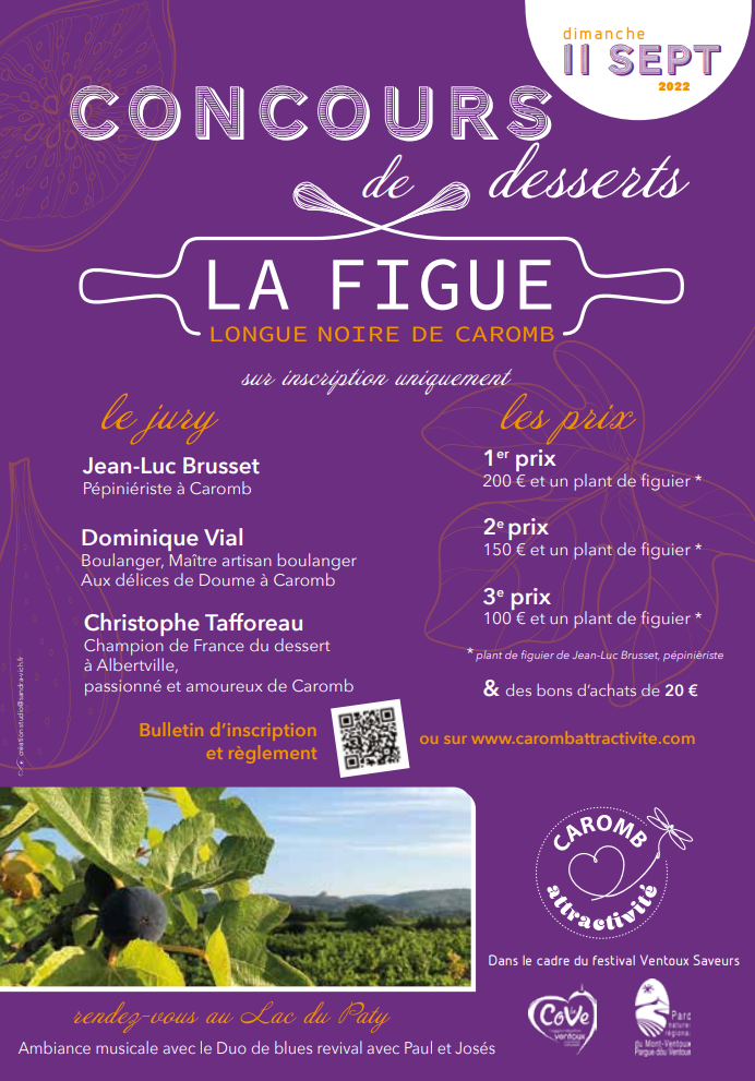 Concours de dessert 11 Septembre 2022